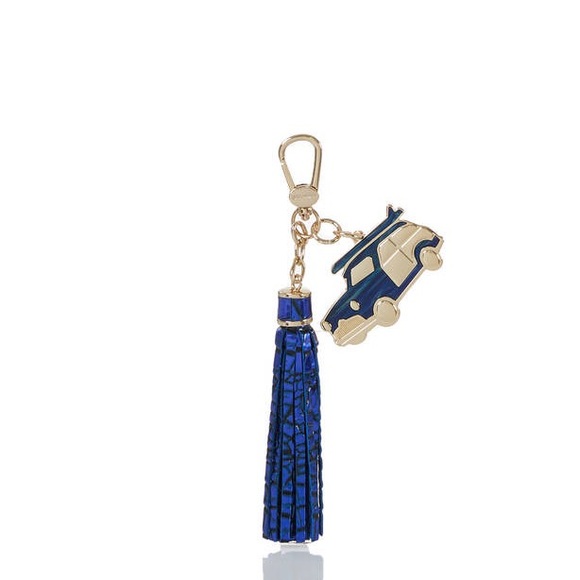 Brahmin Blue Copa Car Tassel - NWT - Picture 3 of 7